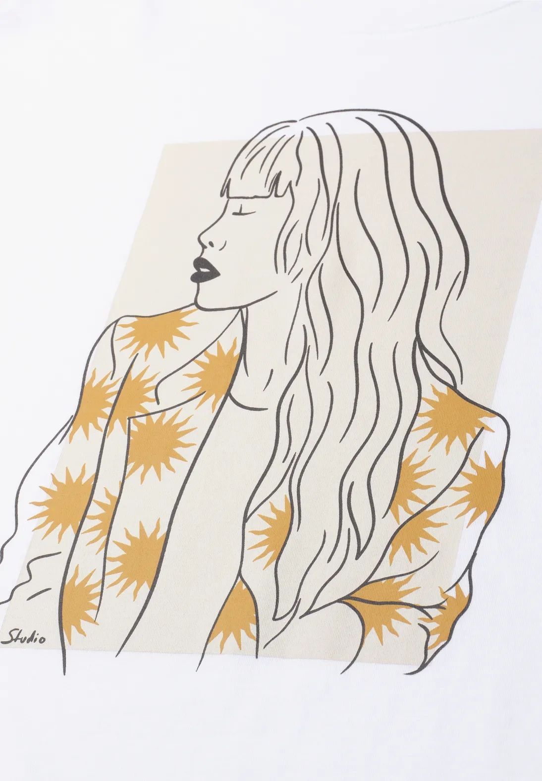 Street One Studio Shirt met Frontprint - White