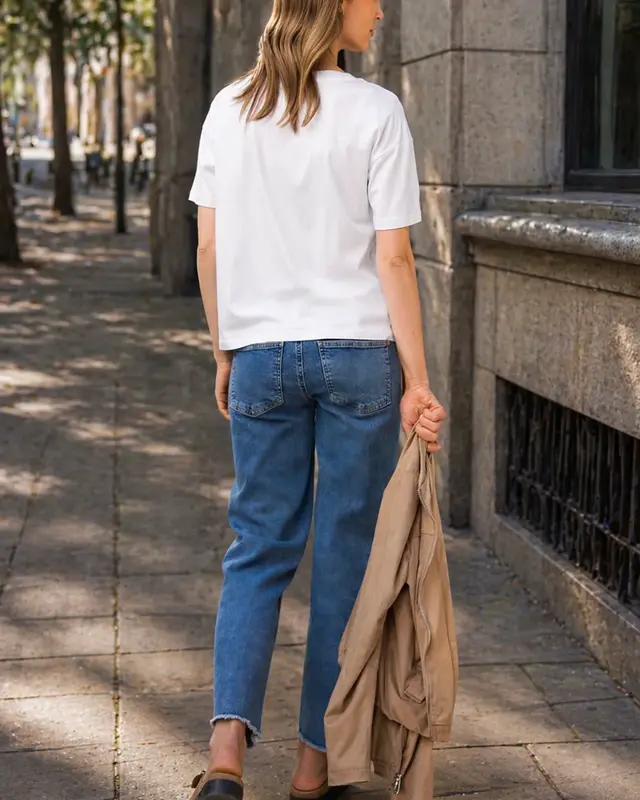 Street One Studio Shirt met Frontprint - White