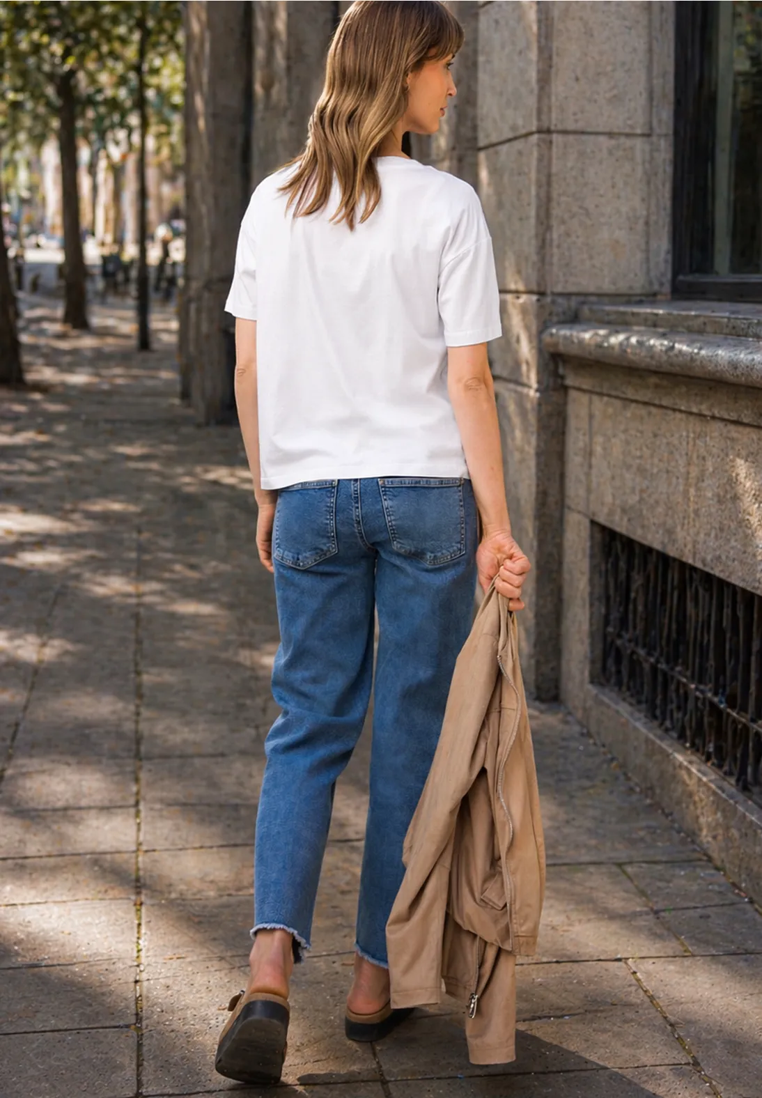 Street One Studio Shirt met Frontprint - White