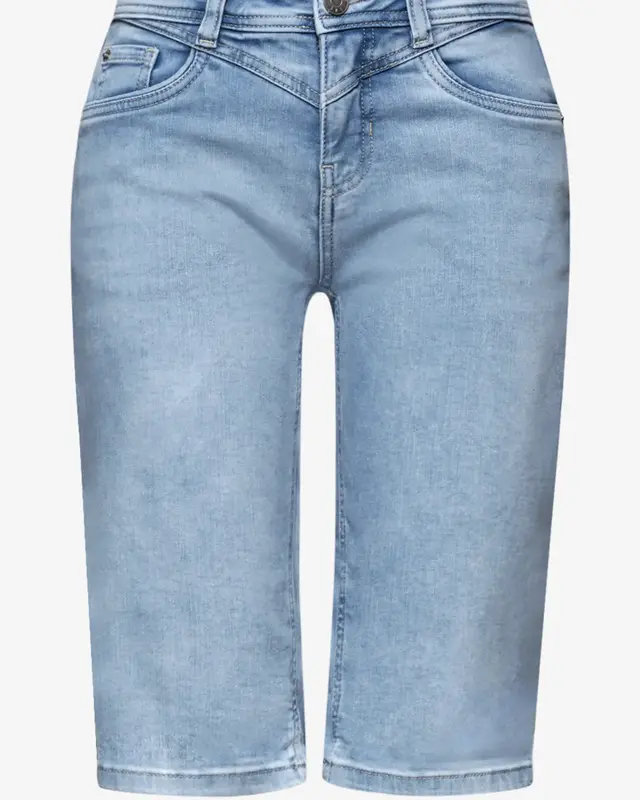 Street One Denim Bermuda Jane - Light Blue Authentic Wash