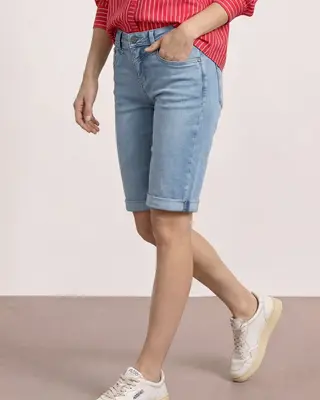 Street One Denim Bermuda Jane - Light Blue Authentic Wash