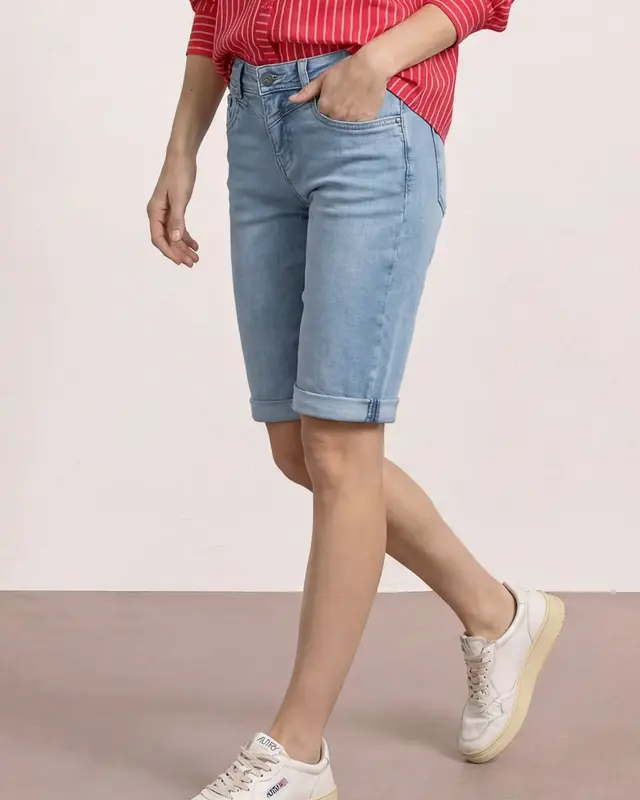 Street One Denim Bermuda Jane - Light Blue Authentic Wash