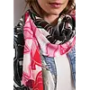 Sjaal met Bloemenprint - Multicolor