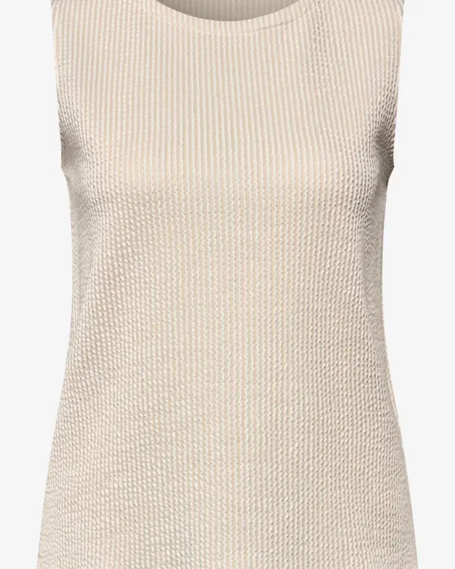Street One Top Structured Stripes - Clay Sand