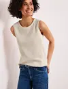 Street One Top Structured Stripes - Clay Sand