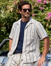 Lerros Striped Shirt - Gravel Beige