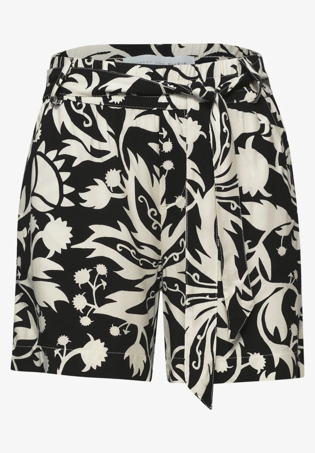 Street One Studio High Waist Short - Black