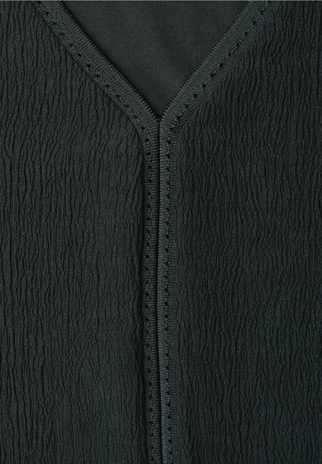 Street One Shirt with Structuremix - Deep Bound Green