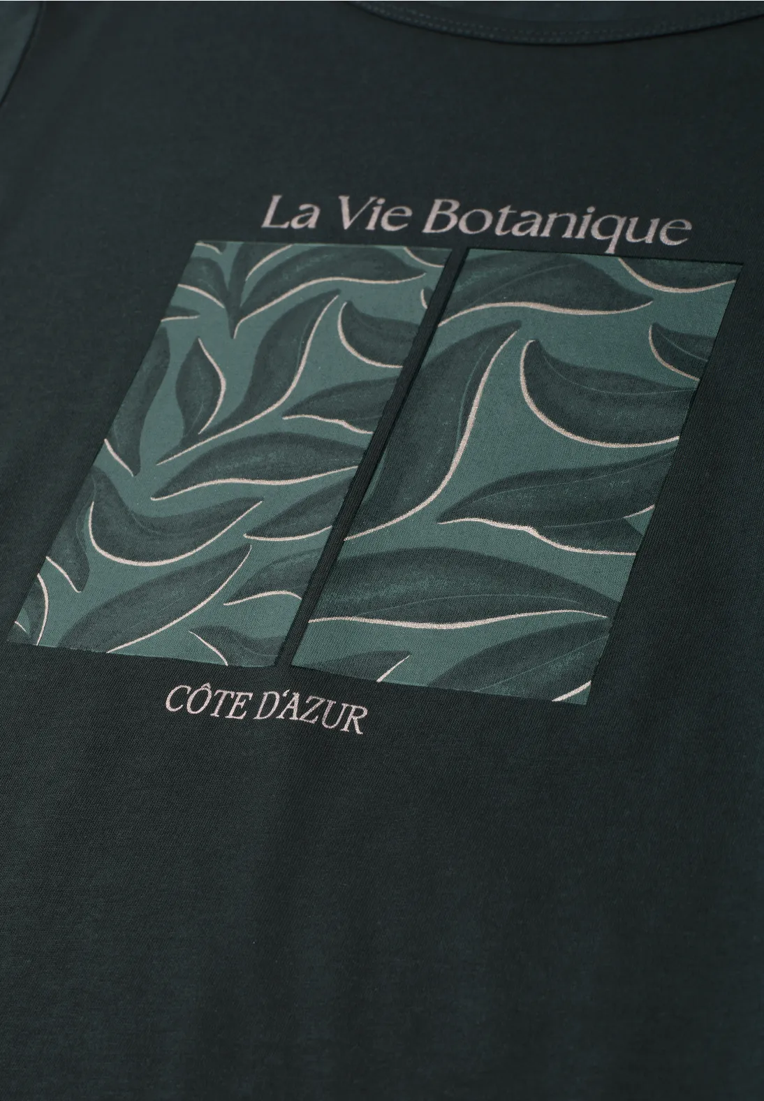 Street One Shirt met Artwork - Deep Bound Green