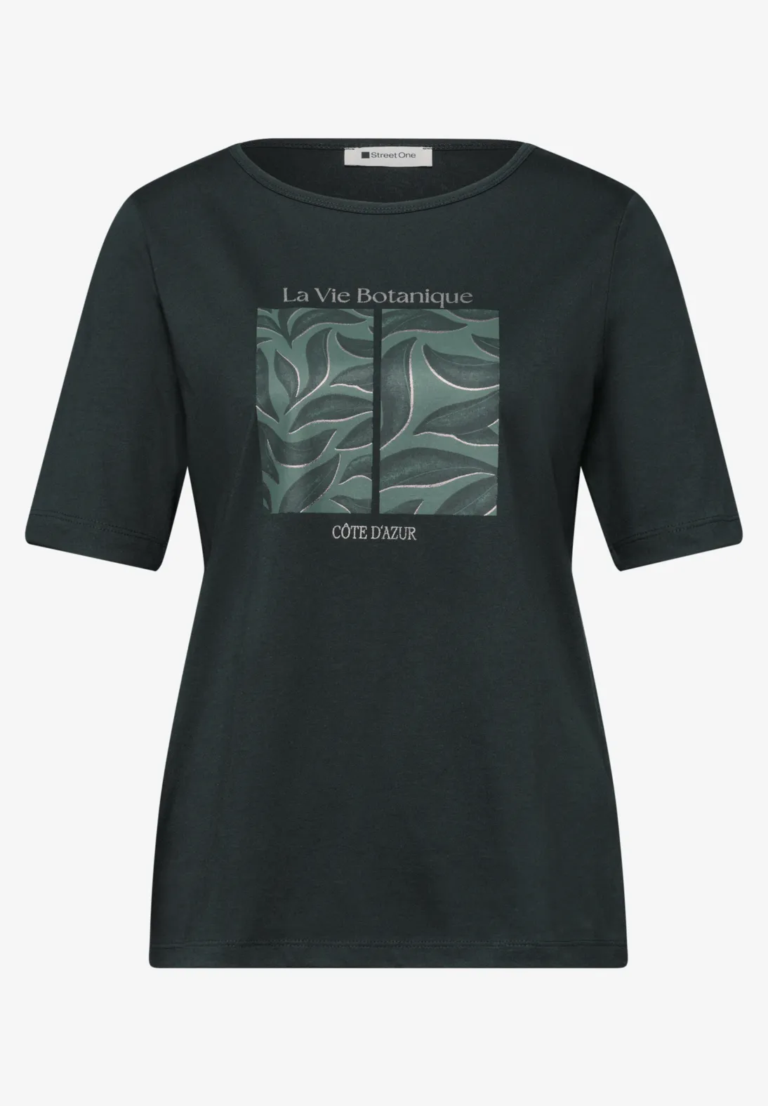 Street One Shirt mit Artwork - Deep Bound Green