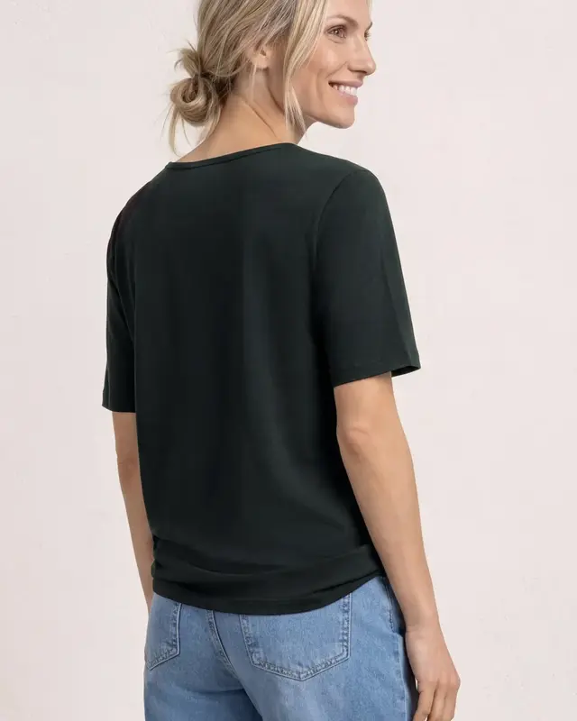Street One Shirt mit Artwork - Deep Bound Green