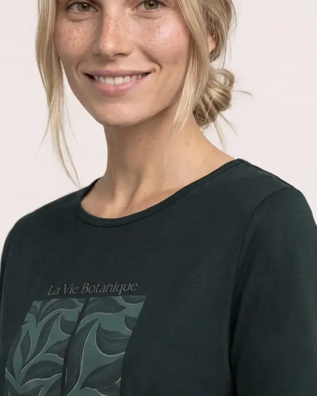 Street One Shirt mit Artwork - Deep Bound Green