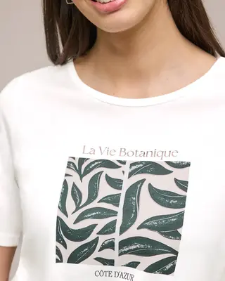 Street One Shirt mit Artwork - Off White