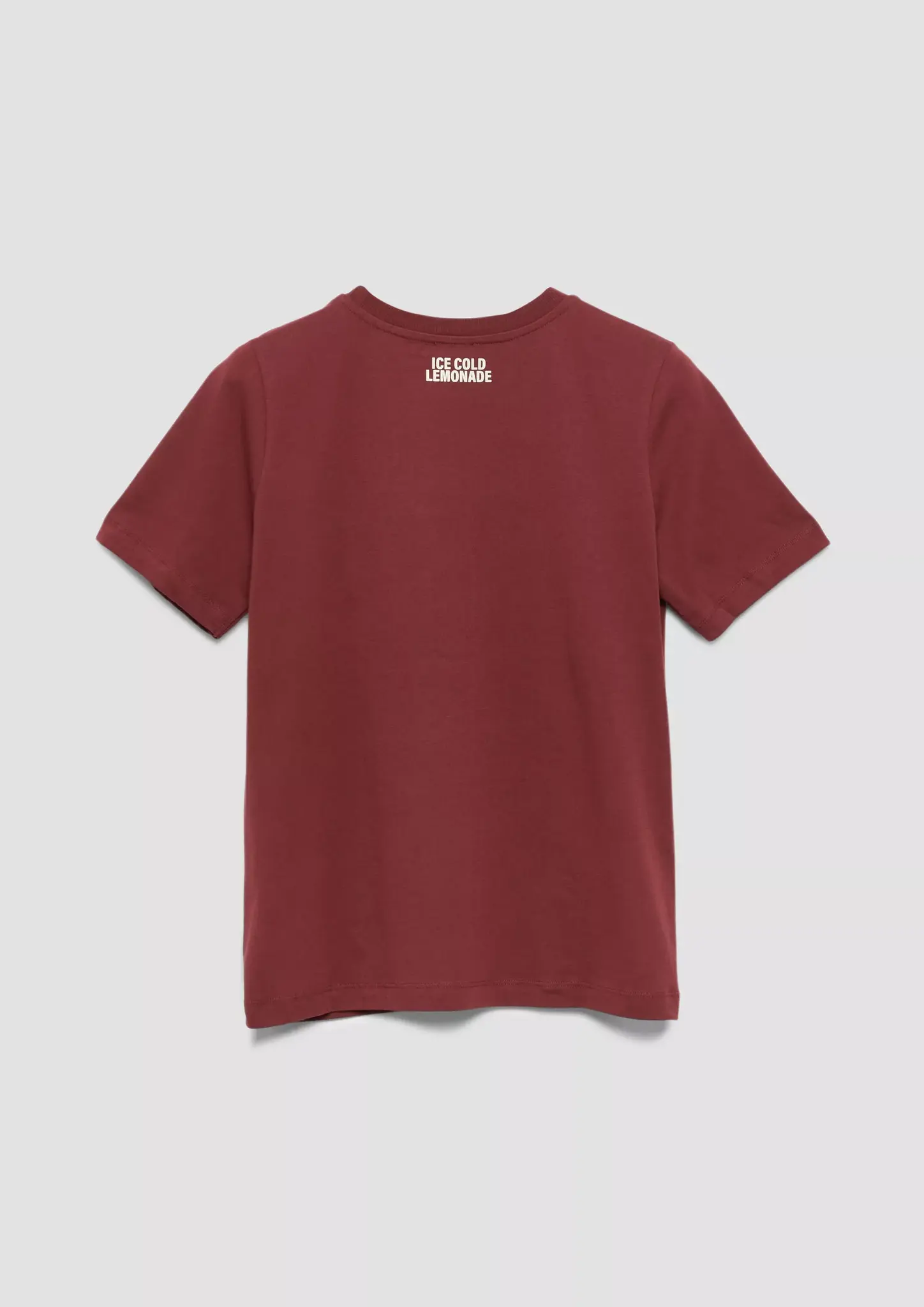 S. Oliver T-Shirt met Print - Bordeaux