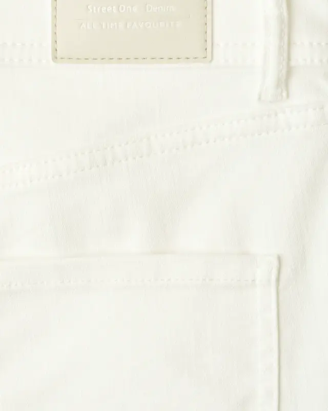 Street One Wide Leg Jeans Emee - Off White Washed