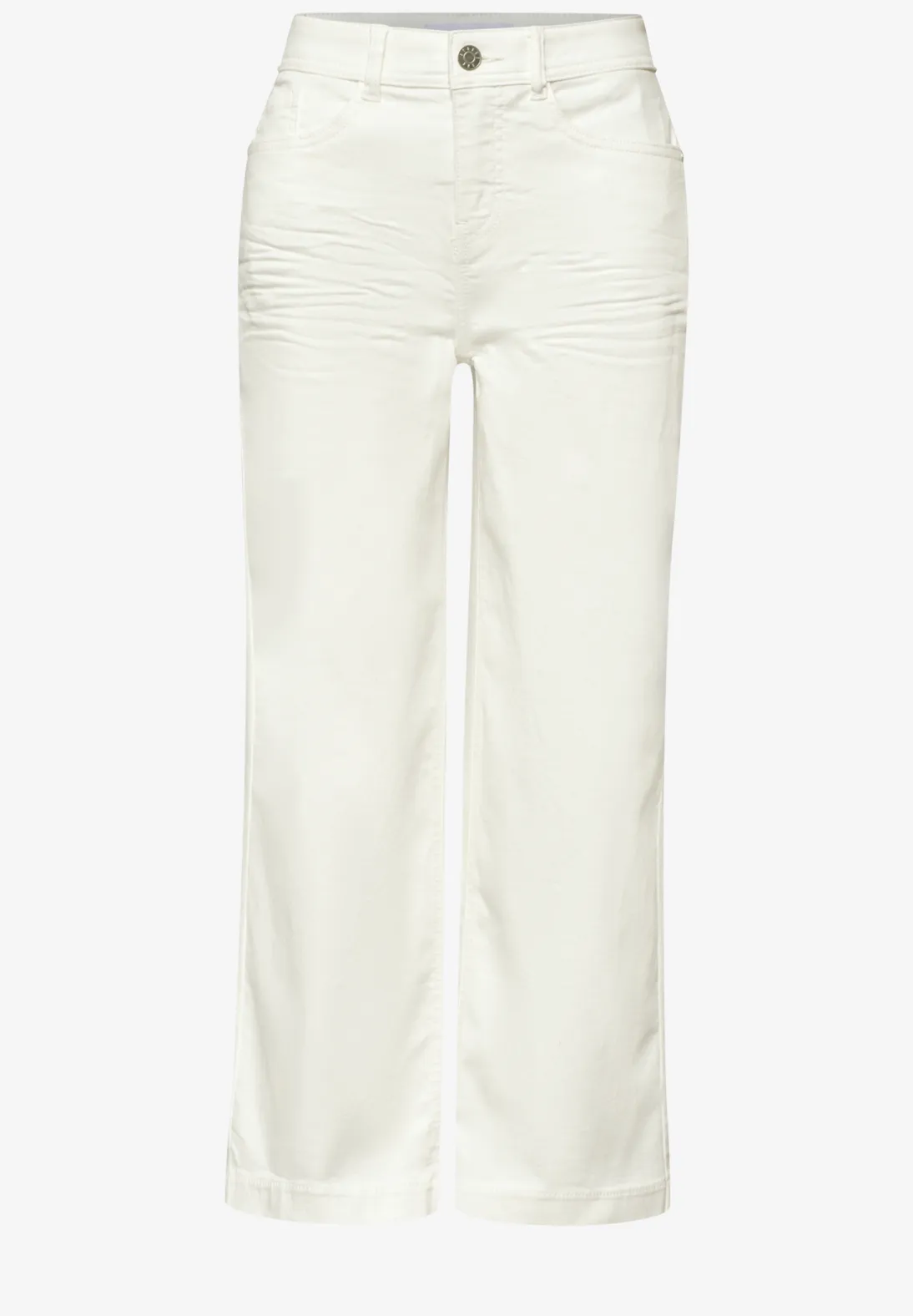 Street One Wide Leg Jeans Emee - Off White Washed