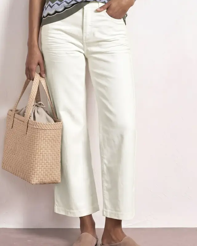 Street One Wide Leg Jeans Emee - Off White Washed