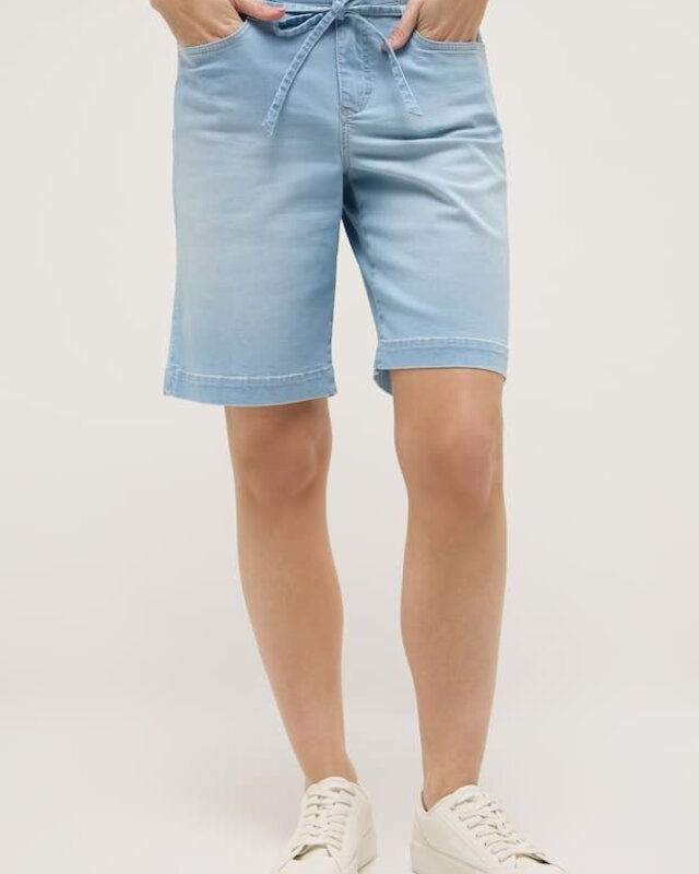 Angels Jeanswear Short Lia City - Bleached Blue Used