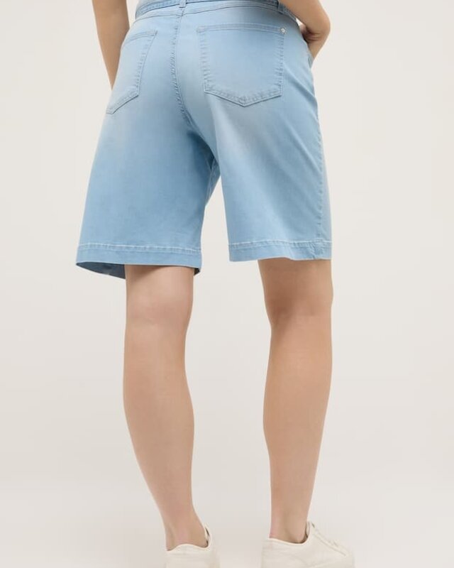 Angels Jeanswear Short Lia City - Bleached Blue Used