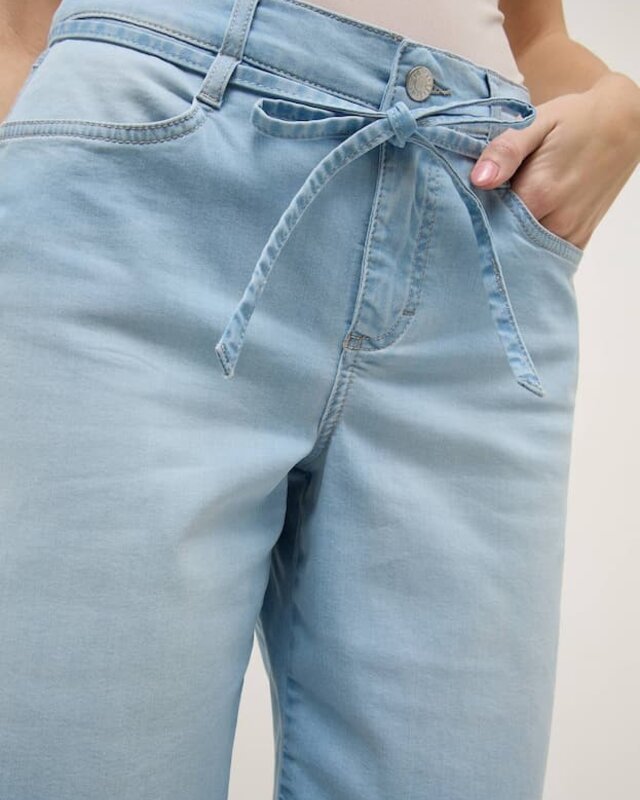 Angels Jeanswear Short Lia City - Bleached Blue Used