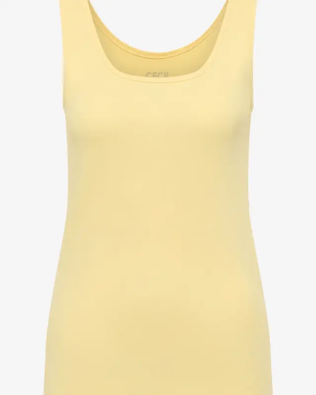 Cecil Basic Top Linda - Buttermilk Yellow