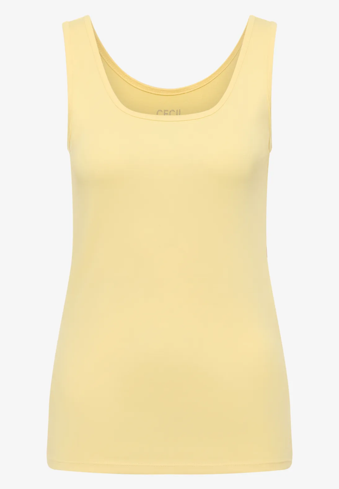 Cecil Basic Top Linda - Buttermilk Yellow