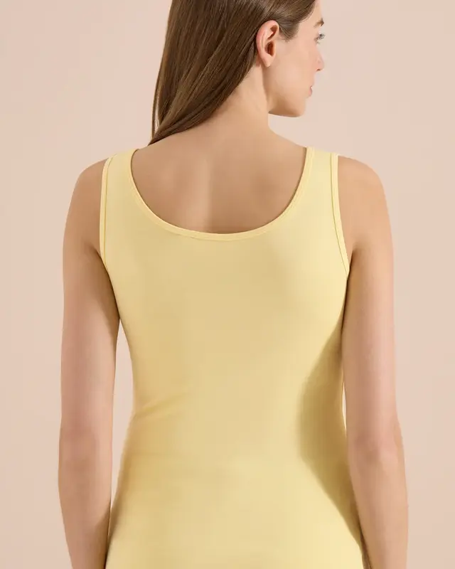 Cecil Basic Top Linda - Buttermilk Yellow