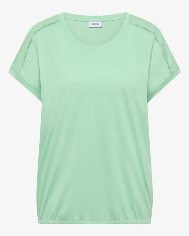 Cecil V-hals Shirt - Juicy Lime