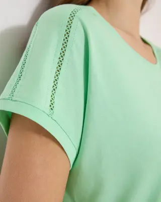 Cecil V-Neck Shirt - Juicy Lime