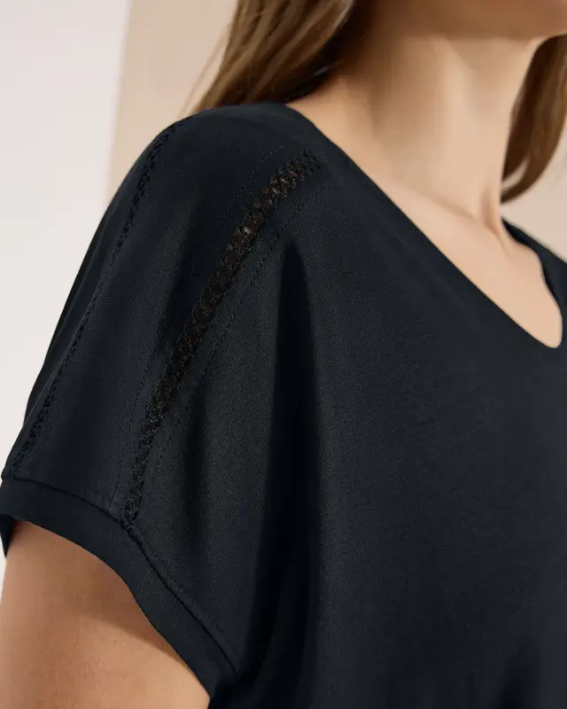 Cecil V-Neck Shirt - Palm Breeze Green