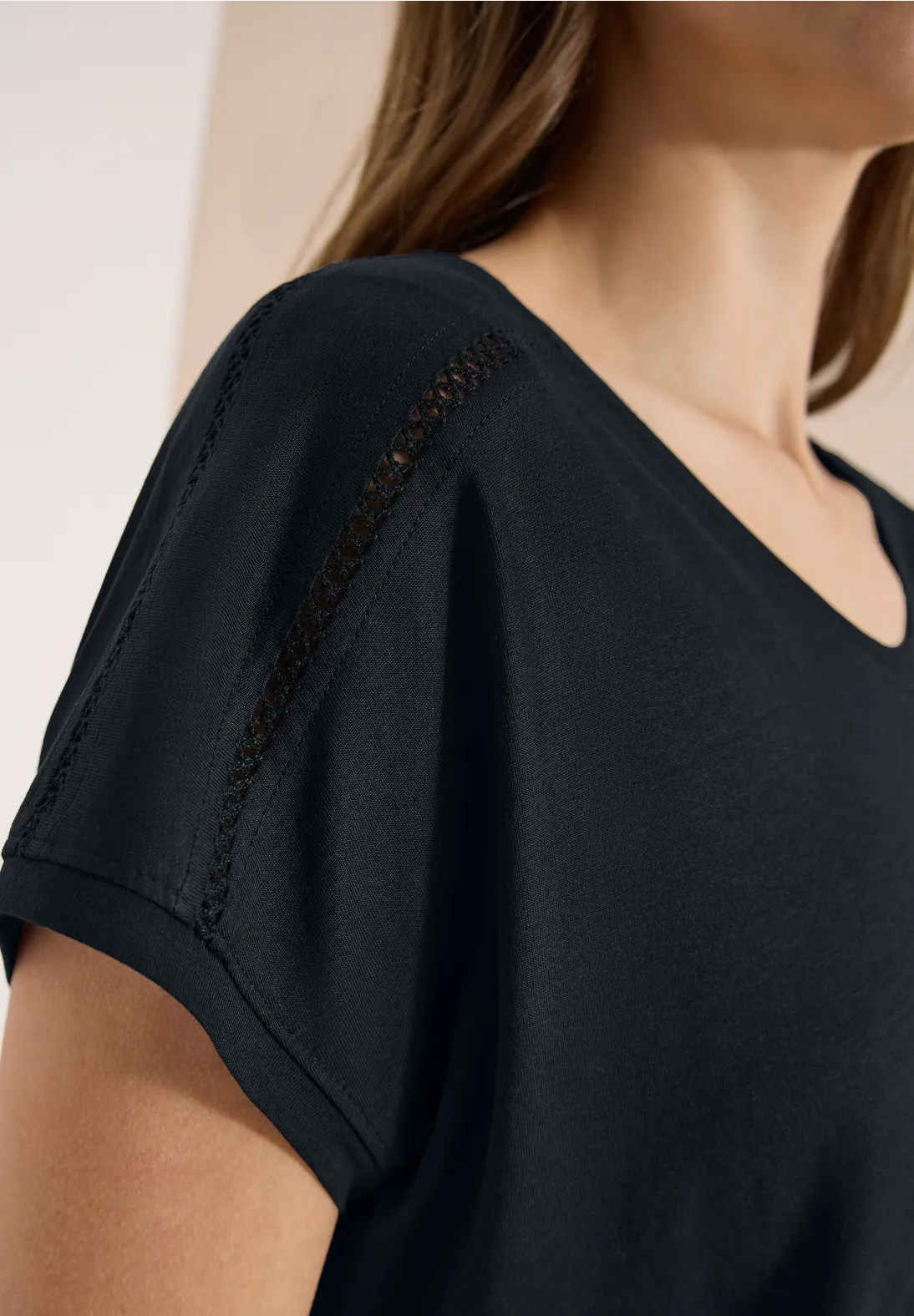 Cecil V-Neck Shirt - Palm Breeze Green