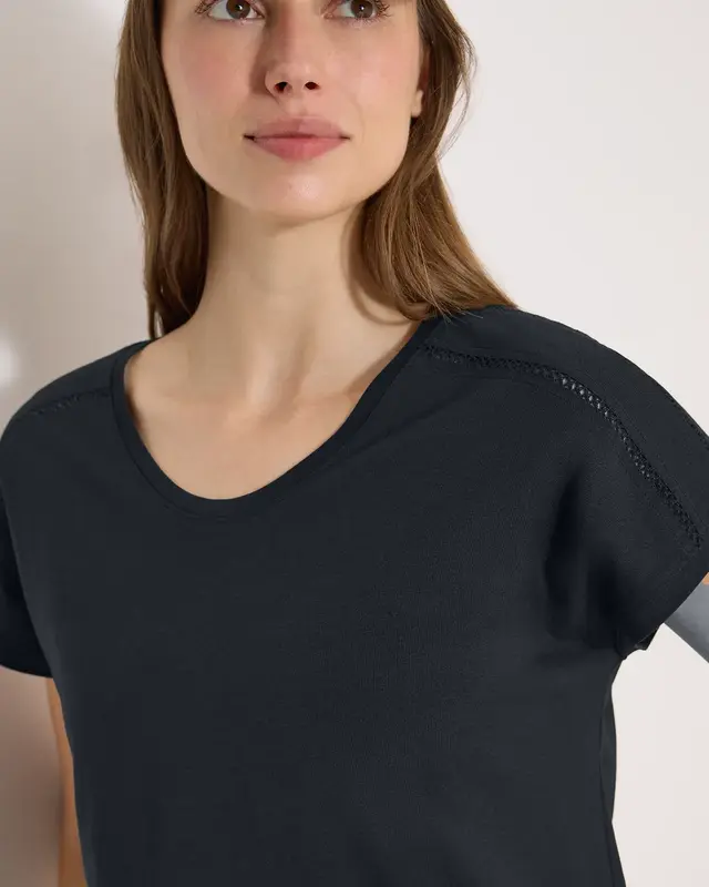 Cecil V-Neck Shirt - Palm Breeze Green