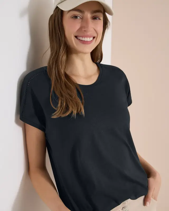 Cecil V-Neck Shirt - Palm Breeze Green