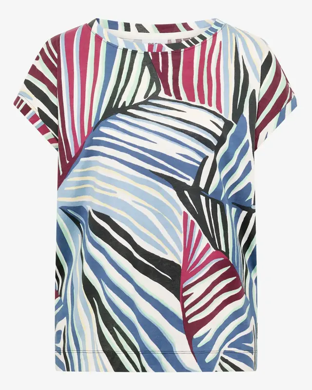 Cecil Shirt mit Grafikmuster - Palm Breeze Green