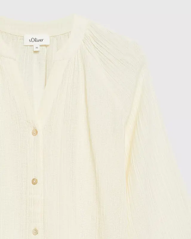 S. Oliver Structuur Blouse - Cream