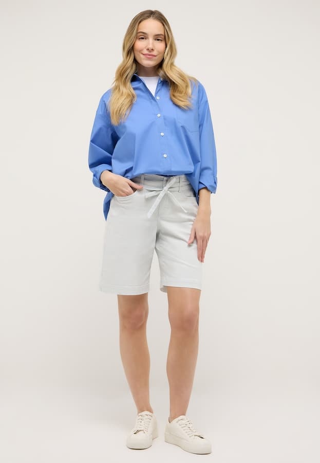 Angels Jeanswear Short Lia City, Stripes - Sky Used