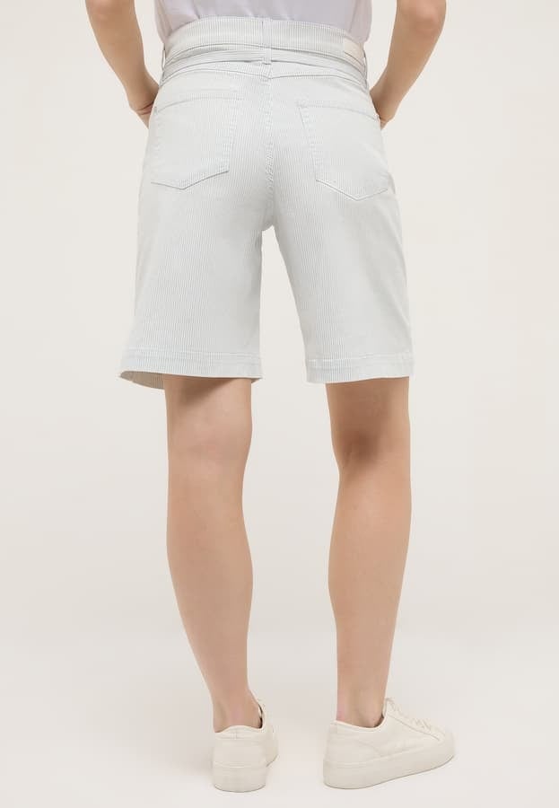 Angels Jeanswear Short Lia City, Streifen - Sky Used