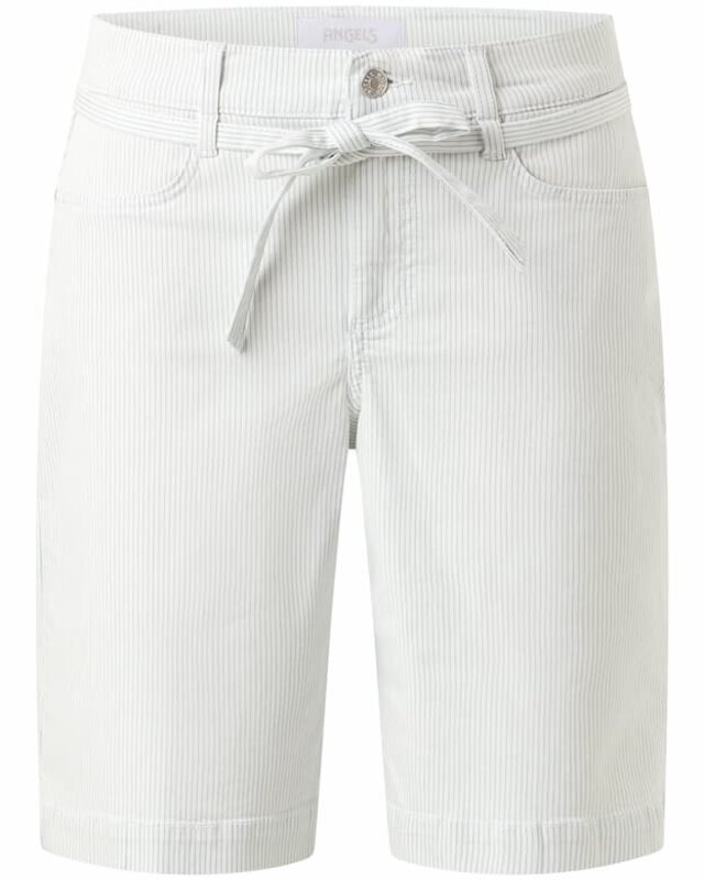 Angels Jeanswear Short Lia City, Streifen - Sky Used