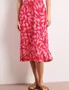 Street One Midi Rok met Print - Salsa Red