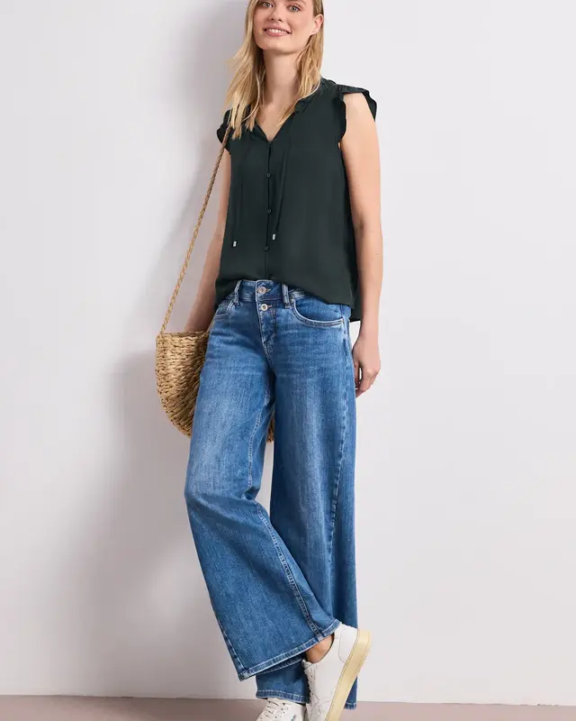 Street One Blousetop - Deep Bound Green