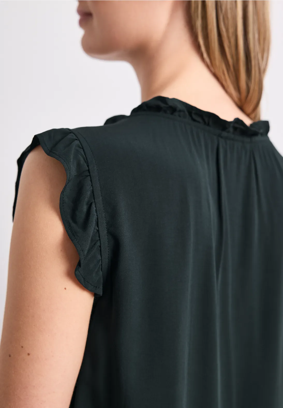 Street One Blousetop - Deep Bound Green