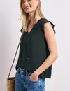 Street One Blousetop - Deep Bound Green