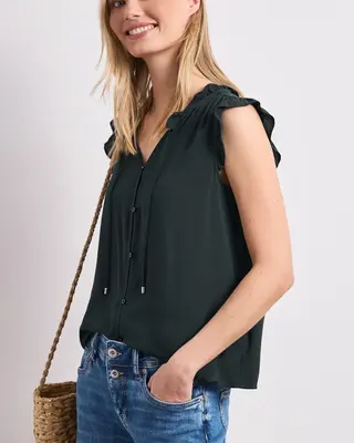 Street One Blousetop - Deep Bound Green