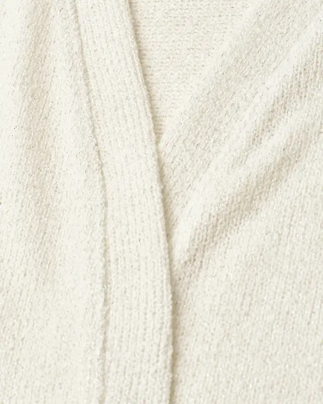 Street One Vest met Glitters - Off White