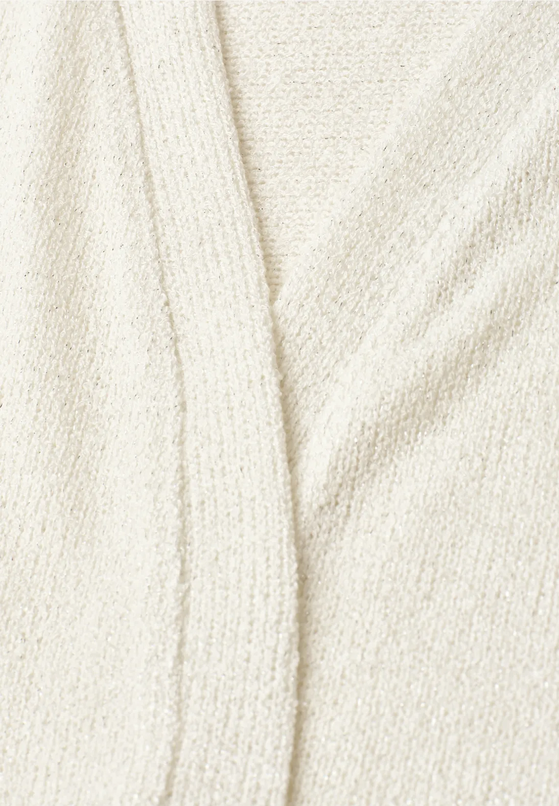 Street One Vest met Glitters - Off White