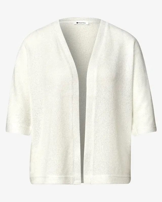 Street One Glitter Cardigan - Off White