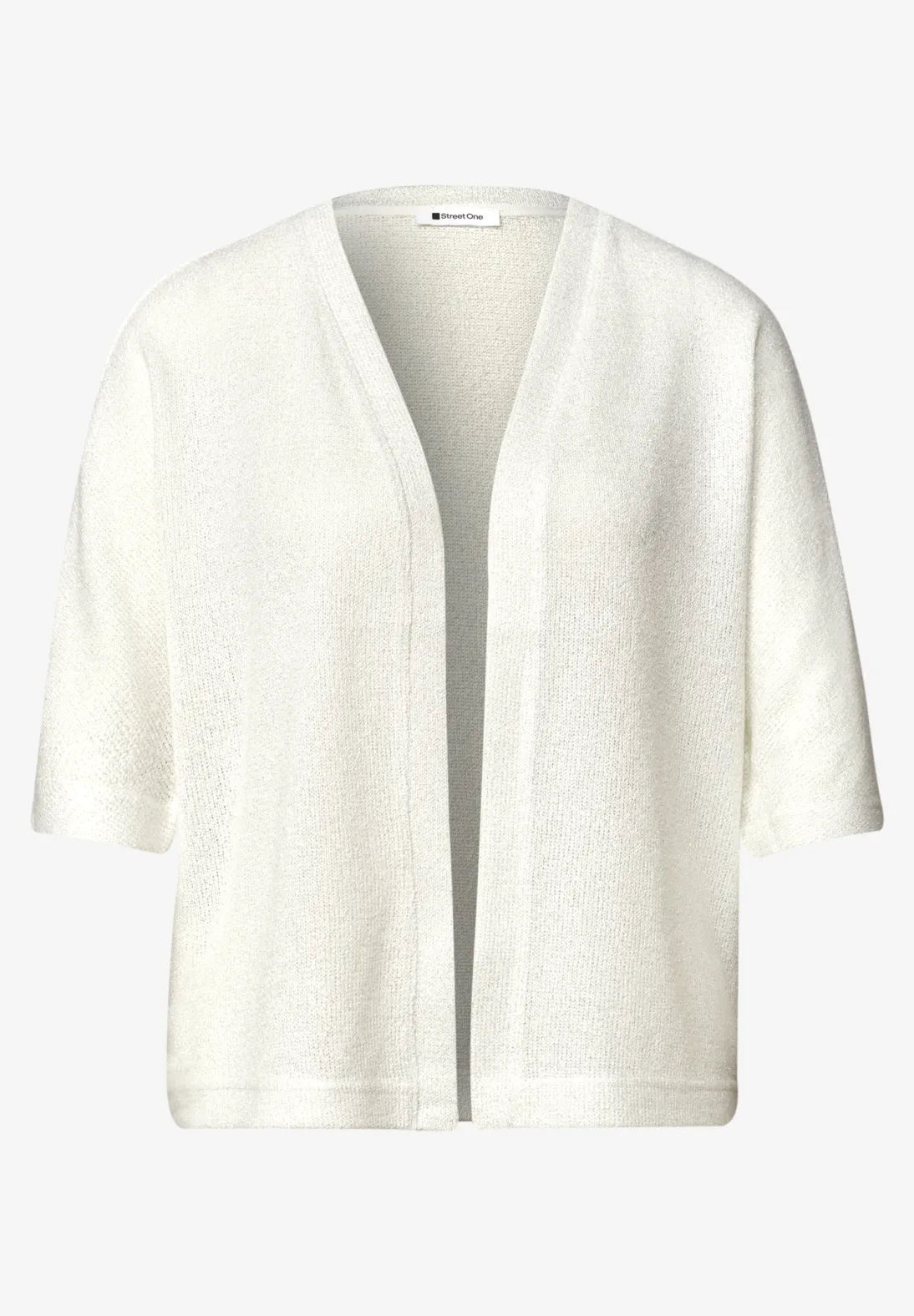 Street One Glitter Cardigan - Off White