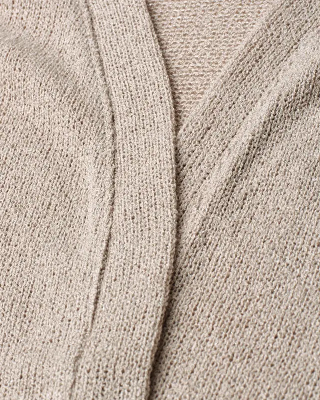 Street One Vest met Glitters - Clay Sand