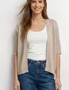 Street One Glitzer Cardigan - Clay Sand