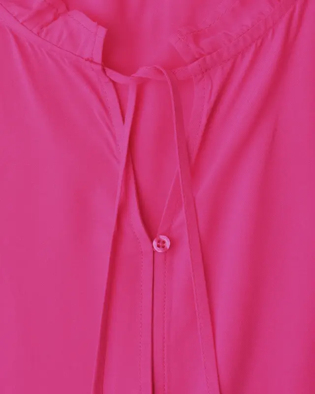 Street One Blousetop met Ruches - Magenta Dream